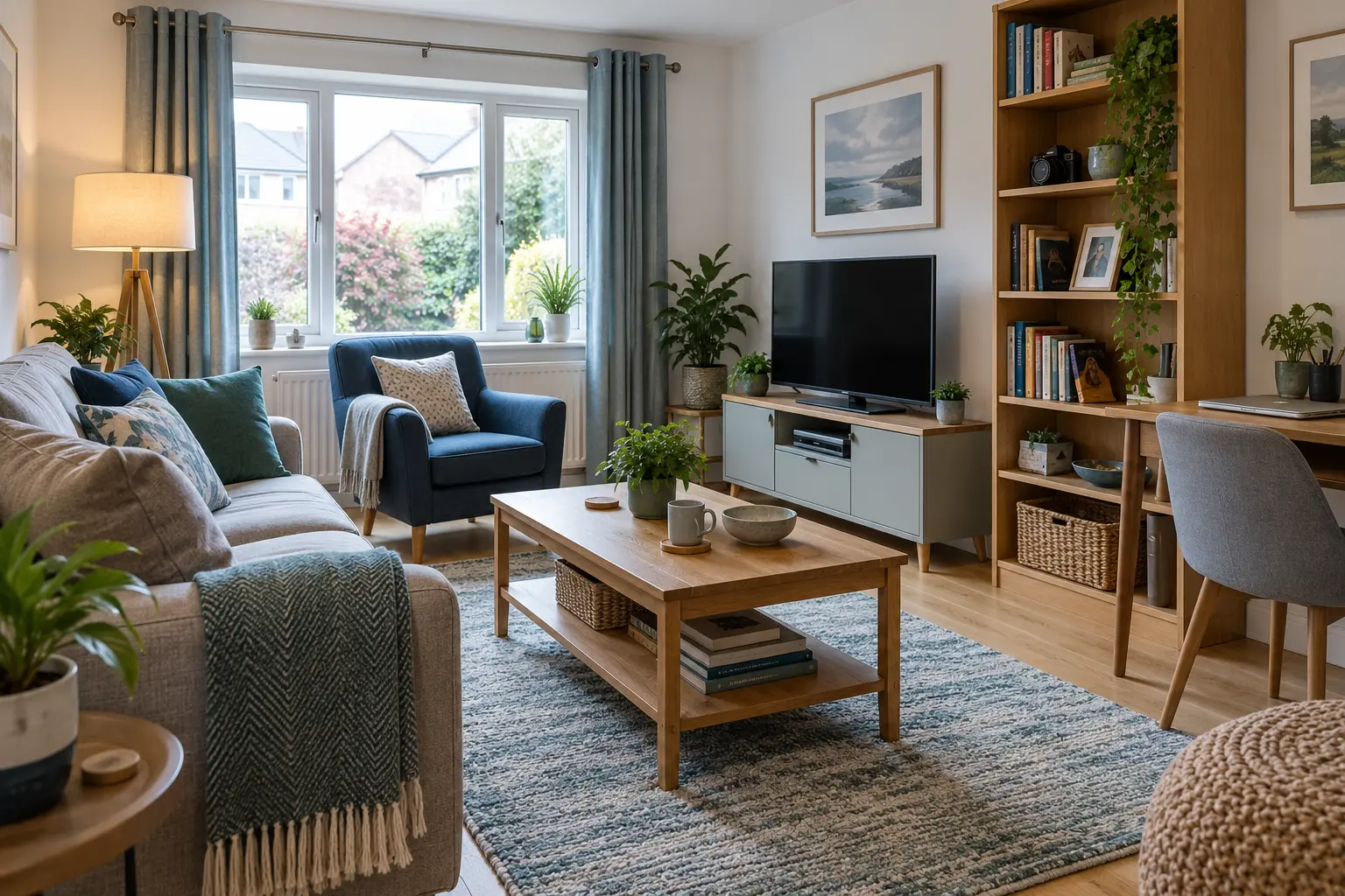 Furniture and personal belongings inside an Irish home, the kind of contents a home insurance policy covers